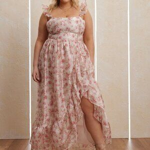 NEW Arula Penelope Organza Ruffle Dress